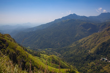 Fototapeta na wymiar View from Little Adam's Peak, Sri Lanka.