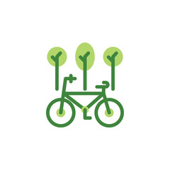 save the world, bicycle colored icon. Elements of save the earth illustration icon. Signs and symbols can be used for web, logo, mobile app, UI, UX