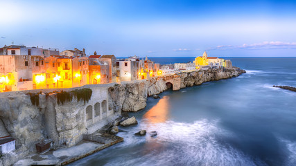 Vieste - beautiful coastal town on the rocks in Puglia