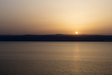 Fototapeta premium sunset at the sea