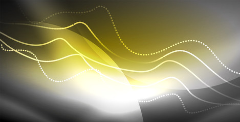 Neon lines shiny glowing background