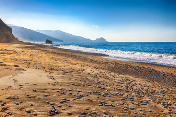 Fantastic view of beach Torre Conca (cape Rais Gerbi).