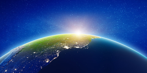 South America - Brazil, Atlantic coast