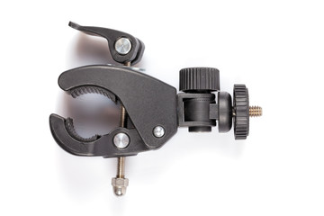 Obraz premium Accessory with clip for sports cameras isolated