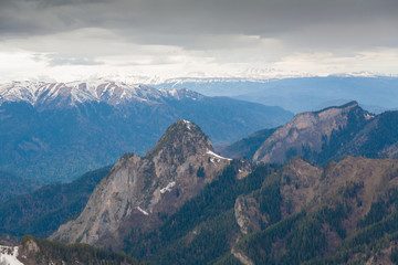 Fototapeta premium Mountain day autumn
