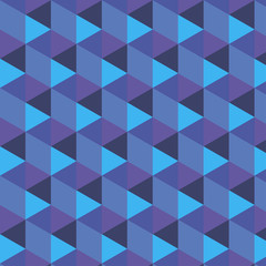 Obraz premium Awesome geometric abstract mosaic. Abstract geometric pattern. Seamless vector pattern. Vector illustration