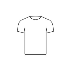 Clothes, t shirt icon. Vector illustration, flat design.