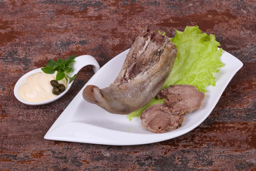 Gurmet pork tongue snack