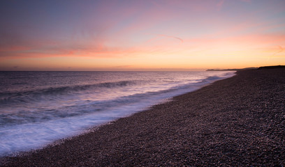 Sunrise in Norfolk, England