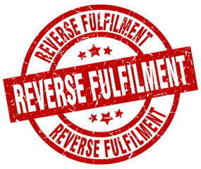 reverse fulfilment round red grunge stamp