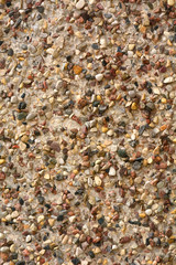 pebble texture (small stone on the building wall)