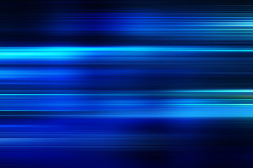 blue technology abstract motion background of speed light - 264999864