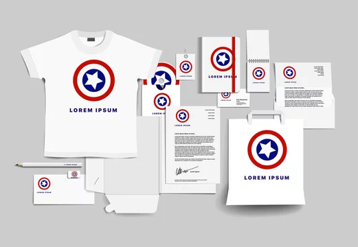 Download Corporate Identity Of The Company Stock Vector Mockup Set Template Design Elements Company Illustration Of A Set Of Design Templates For Business Company Stationery Branding Design Template Kit Stock Vector Adobe