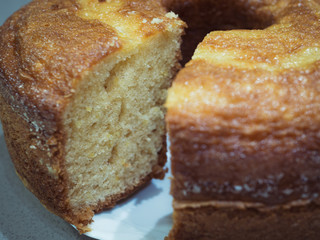 Soft homemade sponge cake