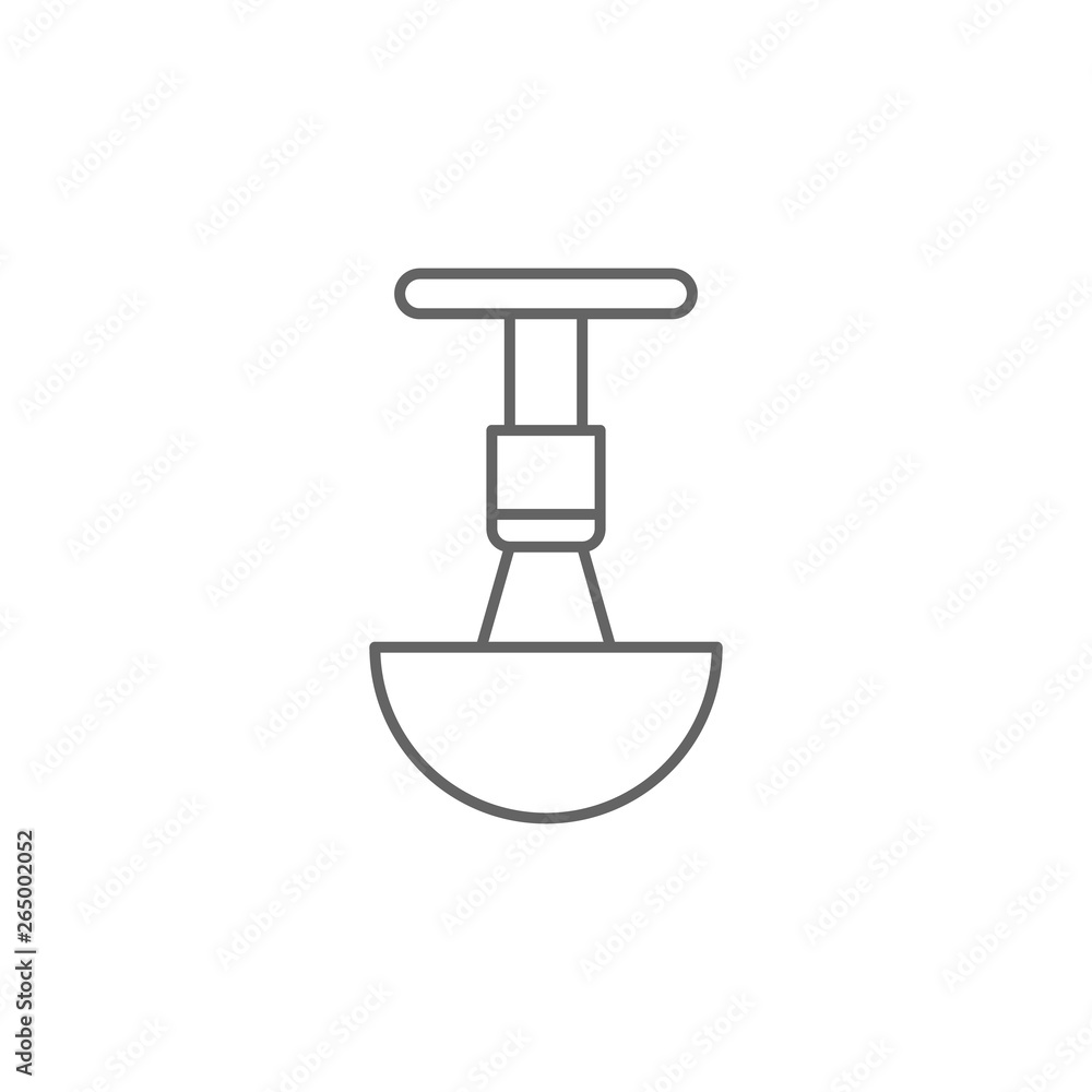 Poster digital light, 3d printing icon. element of 3d printing icon. thin line icon for website design and 