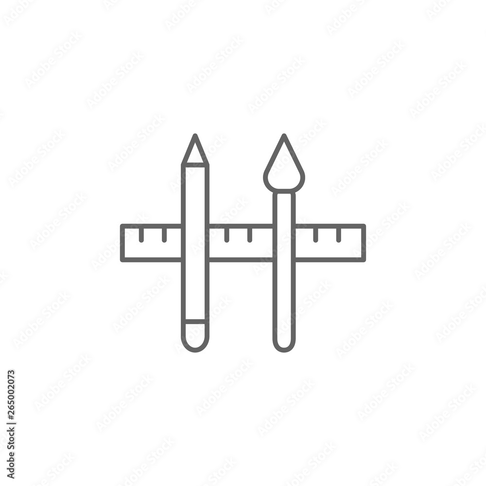 Aufkleber designer tools, 3d printing icon. element of 3d printing icon. thin line icon for website design and