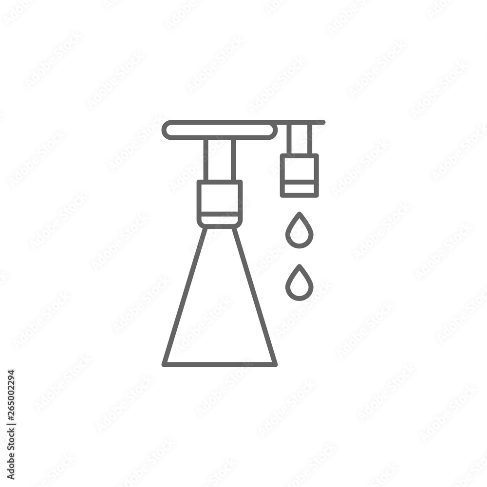 Poster material, 3d printing icon. element of 3d printing icon. thin line icon for website design and devel