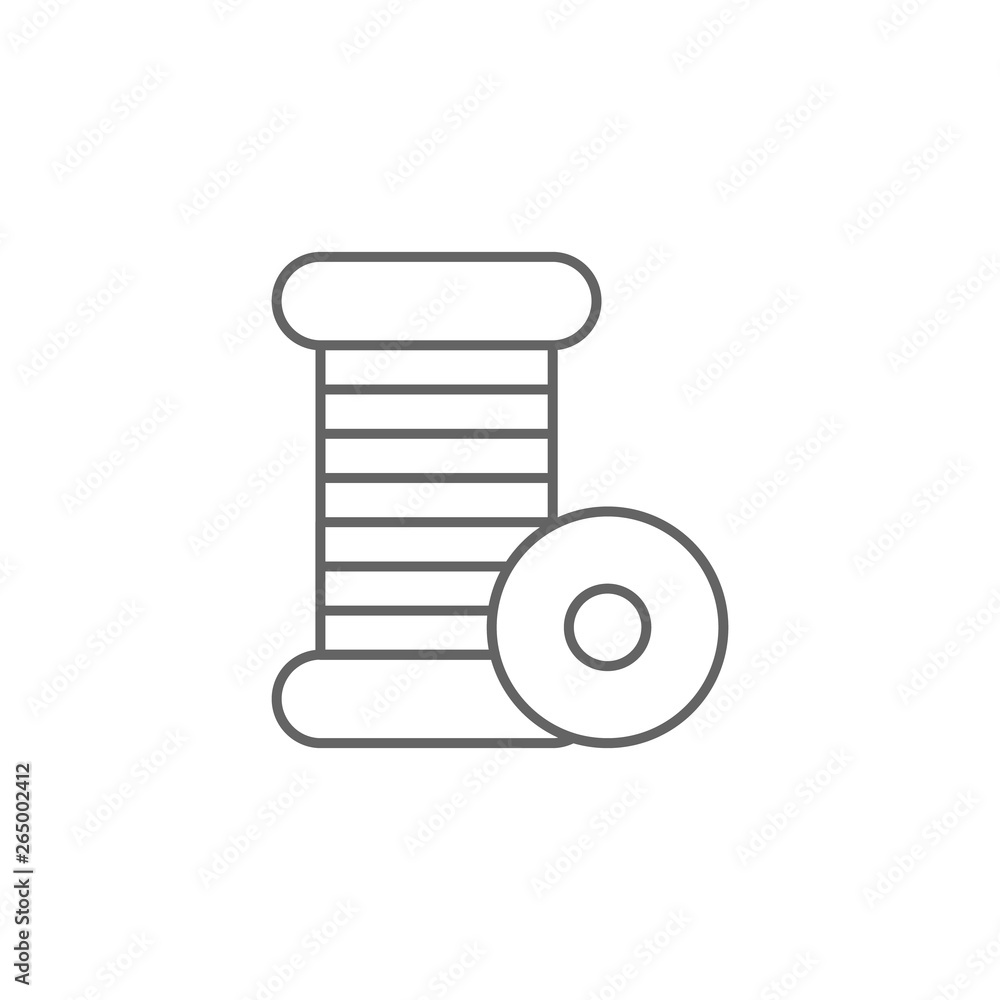 Poster printing, 3d printing icon. element of 3d printing icon. thin line icon for website design and devel
