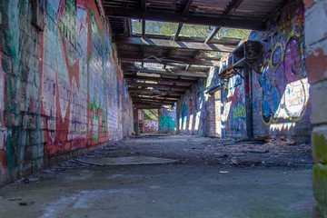 interior of an old building