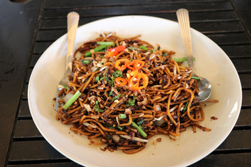 fried noodles - Borneo Malaysia Asia