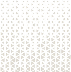 triangle halftone pattern, seamless geometric gradient border