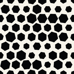 hexagon halftone seamless minimal design pattern, geometric background print texture