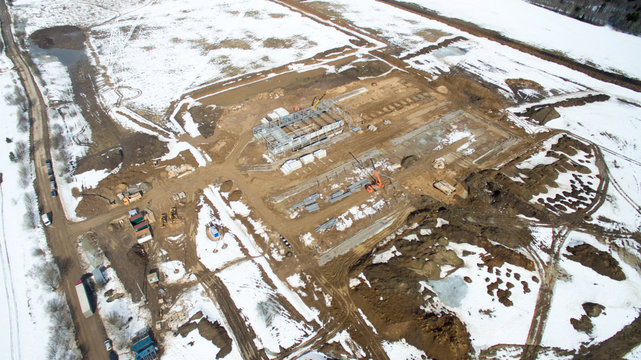 construction site top view