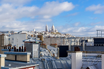View from the roof of the house on Montmartre