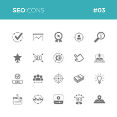 Seo icons set #03