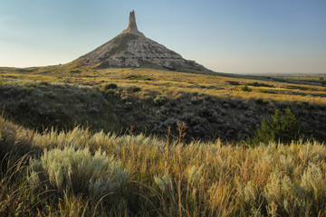 Chimney Rock National Historic Site, western Nebraska, USA