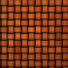 Seamless orange knitted background