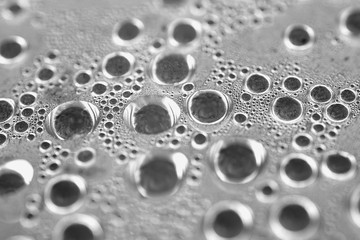 Water drops macro shot. Condensate