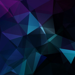 Abstract polygonal vector background. dark blue geometric vector illustration. Creative design template.