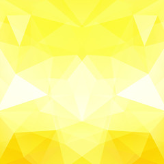 Abstract geometric style yellow background. Vector illustration