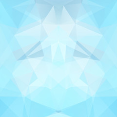 Abstract polygonal vector background. Pastel blue geometric vector illustration. Creative design template.