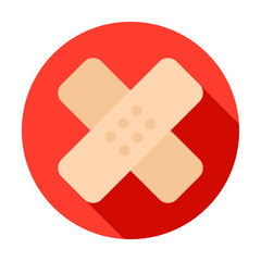 Sticking-plaster Circle Icon
