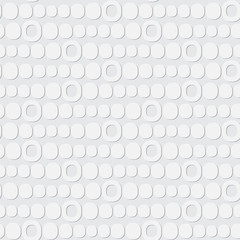 geometric  seamless vector pattern with circles and rings , abstract white background