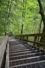 Obraz premium Scary steep stairs