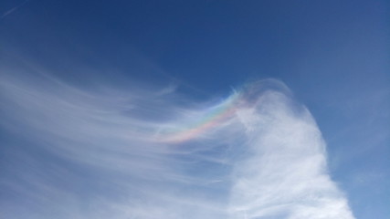 Wolken- Regenbogen