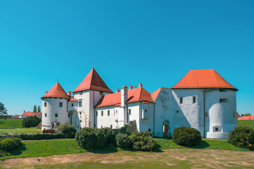 Fototapeta na wymiar Old city castle in Varazdin, Croatia