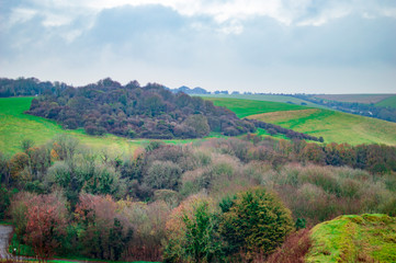 The lush green meadows of england and kent