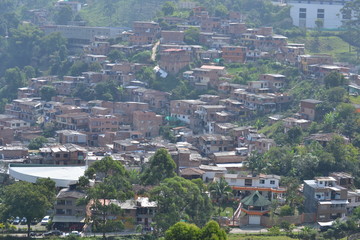 Fototapeta premium casas en cerros