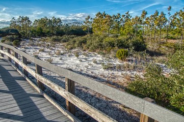 The Gulf Islands National Seashore is located in Florida and Mississippi