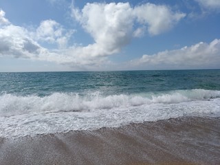 mar, playa y cielo