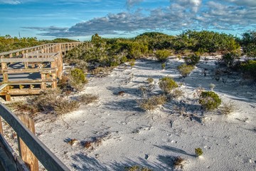 The Gulf Islands National Seashore is located in Florida and Mississippi