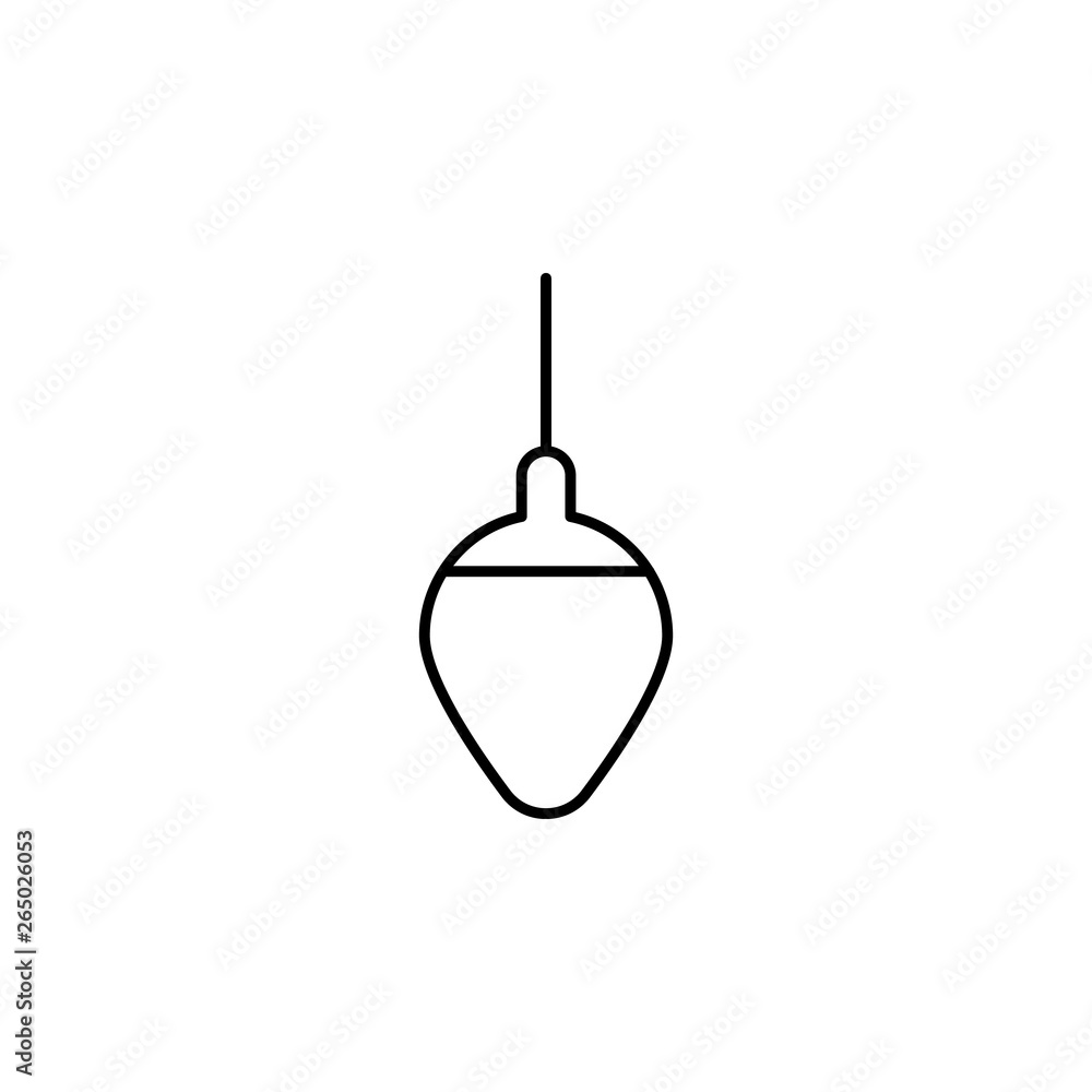 Poster pendulum, balance icon. simple thin line, outline vector of construction tools icons for ui and ux, 
