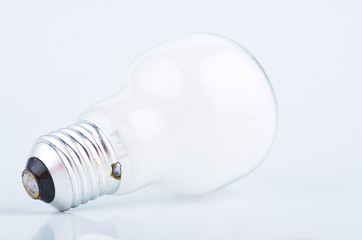 bulb over white background for creative ideas concept