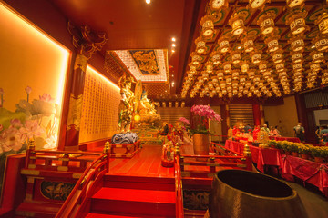 A buddhist temple in Singapore
