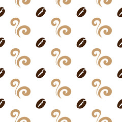 coffee pattern background graphic