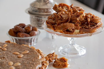 Moroccan chebbakia and sellou
